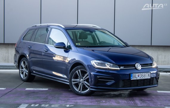 Volkswagen Golf Variant 2.0 TDI R Line 110kW AT/7 AWD 2018 / AJ NA SPLÁTKY / PROTIÚČET 2018 modrá