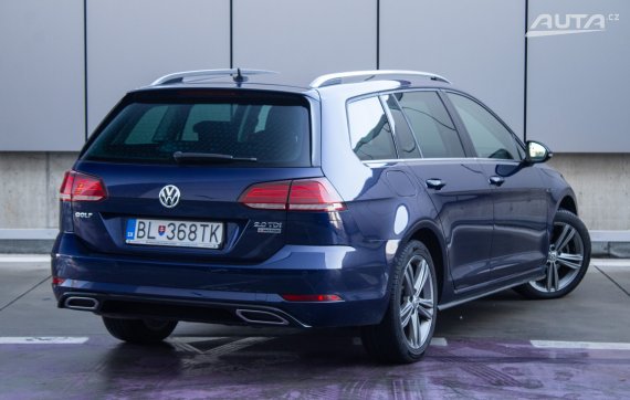 Volkswagen Golf Variant 2.0 TDI R Line 110kW AT/7 AWD 2018 / AJ NA SPLÁTKY / PROTIÚČET 2018 modrá