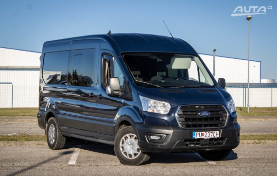Ford Transit 2.0 TDCi L3H2, 6-miestne 2021 modrá