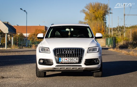 Audi Q5 2.0 TDI 190k DPF quattro S tronic, 140kW, A7 / AJ NA SPLÁTKY / PROTIÚČET / 2014 bílá