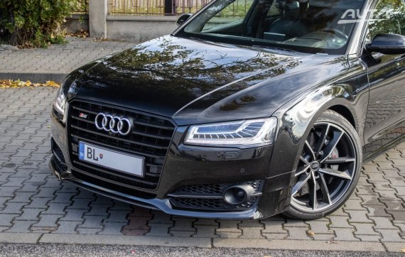 Audi S8 Plus 4.0 TFSI V8 quattro / 445kW / A8 / ZÁRUKA / AJ NA SPLÁTKY / PROTIÚČET 2017 černá