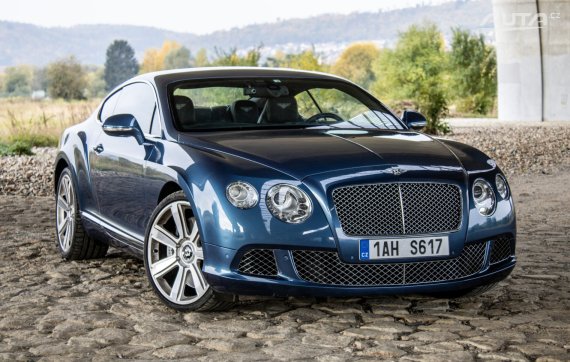 Bentley Continental GT 60 AT/6 2012 AWD 423kW 2012 modrá