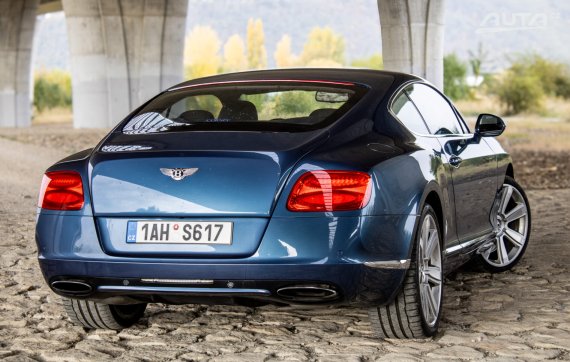 Bentley Continental GT 60 AT/6 2012 AWD 423kW 2012 modrá