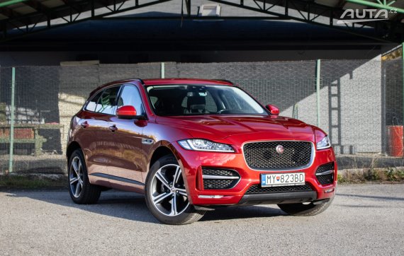 Jaguar F-Pace 2.0D I4 180k R-Sport AWD A/T, 132kW, A8 / AJ NA SPLÁTKY / PROTIÚČET / 2016 červená